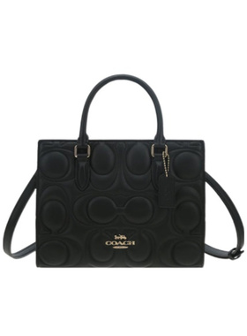 COACH 女士手提包 CY670IMBLK SS2024 黑色 顶部提手单肩包