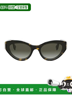 FENDI 女士眼镜 FE40194I52F  AW2025绿色太阳镜