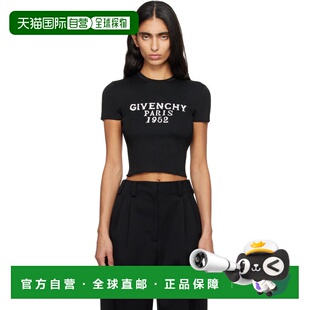 纪梵希 女士 恤 潮奢 BW61H14ZS Givenchy Cropped 1h可退 黑色