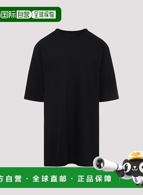 RICK OWENS 男士T恤 RU02E1274JA09 AW2025 黑色 JUMBO SS T-SHIR