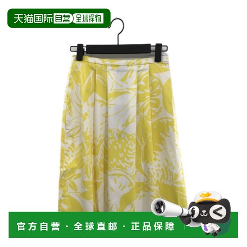 1h可退 MAX MARA 女士半身裙 6101064106004 AW2021 花色 褶饰半
