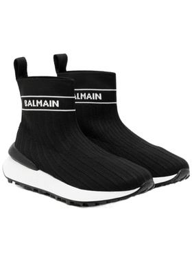 1h可退 BALMAIN 男童休闲鞋 BU0P46Z0464930BC AW2024 黑色