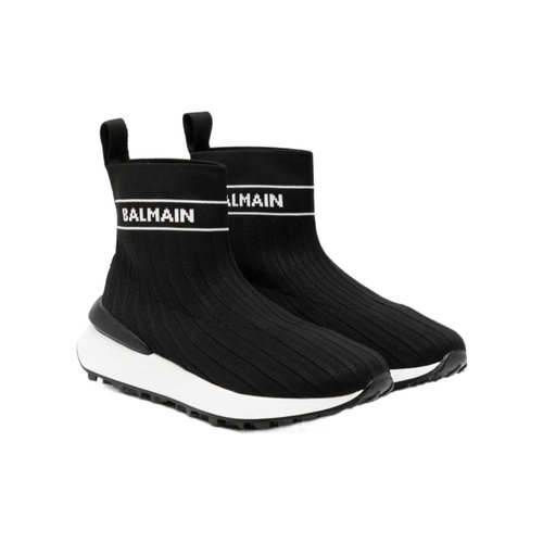 1h可退 BALMAIN 男童休闲鞋 BU0P46Z0464930BC AW2024 黑色