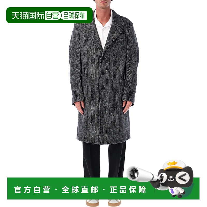 1h可退 GIVENCHY 男士外套 BMC090165K004 AW2025 黑色 Wool blen