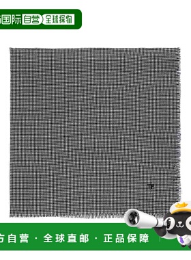 1h可退 TOM FORD 男士围巾 SSD025W0048ZBLAW AW2025 黑色