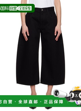 1h可退 潮奢 The Attico 女士 黑色 Long 牛仔裤 260WCP00293DDD1