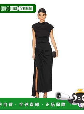 1h可退 潮奢 Simkhai 女士 Burke 垂褶中长连衣裙 5241181Q