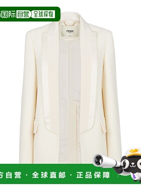 FENDI 女士西服 FJ7586AC4GF0ZNM AW2024 GIUBBINI白色西装外套