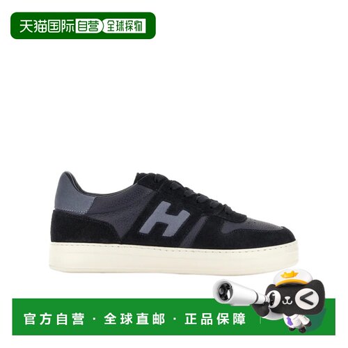 HOGAN 男士运动鞋 HXM6680FZ00VGP760G AW2026 黑色男鞋