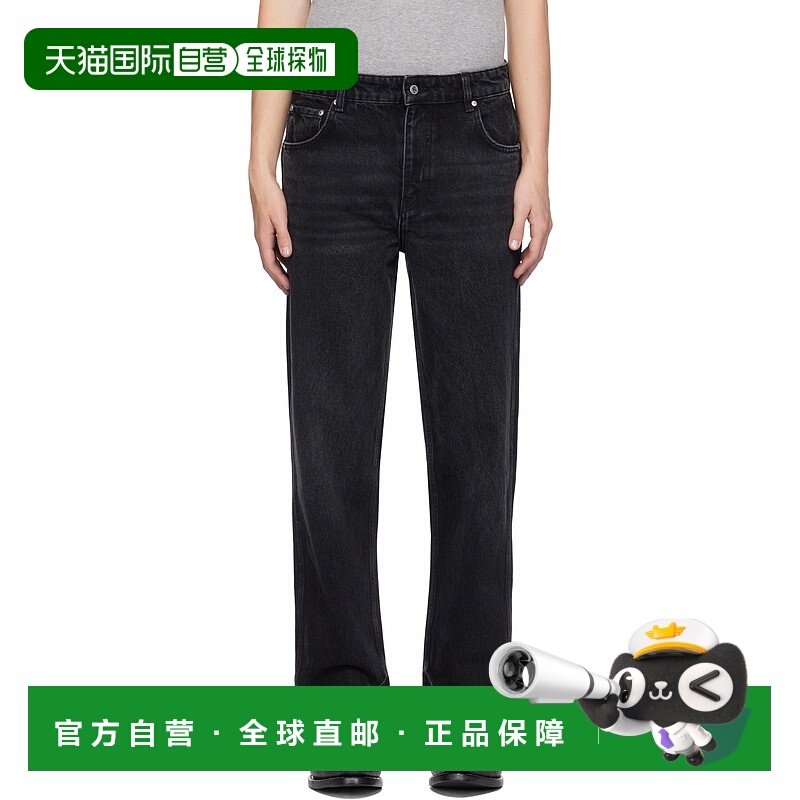 1h可退 潮奢 Represent 男士 黑色 R2 Straight Leg 牛仔裤 MLM61