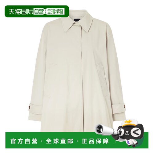 THEORY 女士外套 Q0204406SANDSAND SS2026 白色 单排暗扣风衣