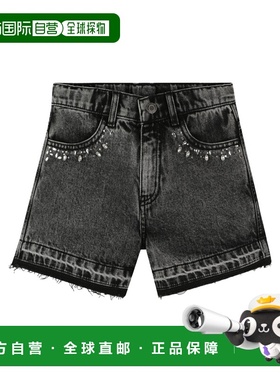 MARC JACOBS 女童短裤 W6059709B AW2025 灰色 Denim Shorts With