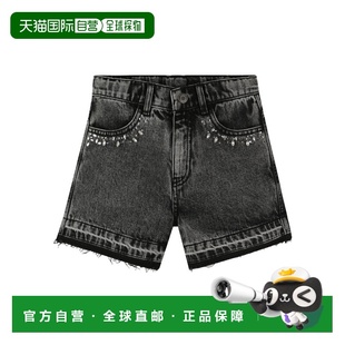MARC JACOBS 女童短裤 W6059709B AW2025 灰色 Denim Shorts With