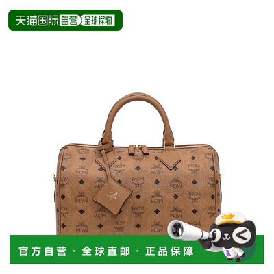MCM 女士手提包 MWBFAEA01CO AW2025 棕色 Mcm Ella Vi Boston Me