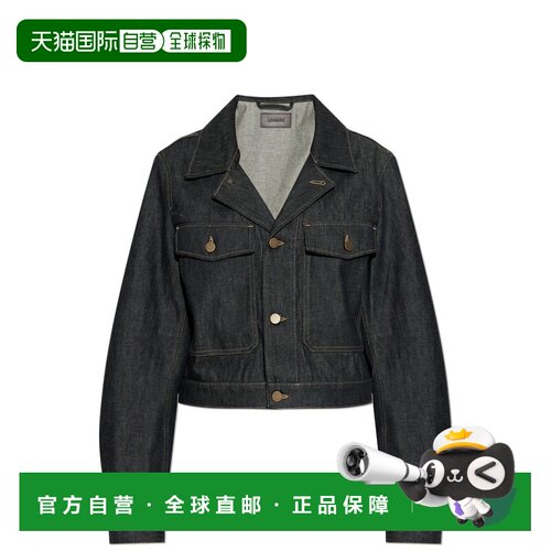 LEMAIRE 女士夹克 OW1191LD1061BK965 CO 黑色 短款牛仔夹克