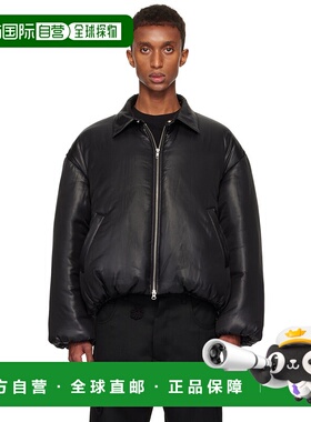1h可退 潮奢 Song For The Mute 男士 黑色 Unisex Puffer 羽绒夹