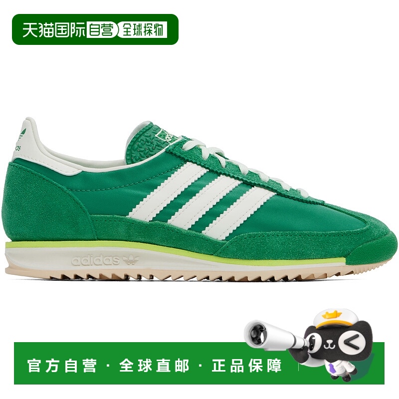 1h可退 潮奢 Adidas Originals 女士 绿色 SL 72 OG 运动鞋 JQ739
