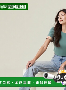 BURBERRY 女士衬衫 39359661 SS2021 绿色 短袖T恤