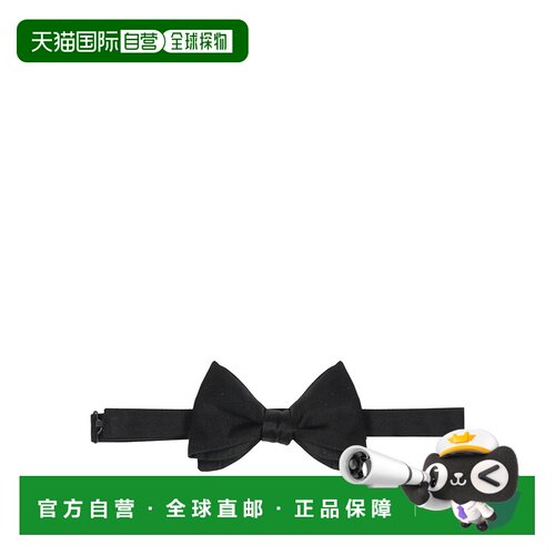Z ZEGNA 男士小配饰 E8D60T4PLBK1 SS2026 杰尼亚黑色领结