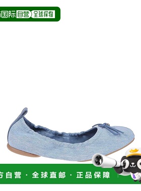 HOGAN 女士芭蕾乐福鞋 HXW6840FP8JU7C0ZCE SS2025 蓝色一脚蹬