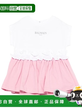 BALMAIN 女童连衣裙 BY1092Z3672552BC SS2026 白色