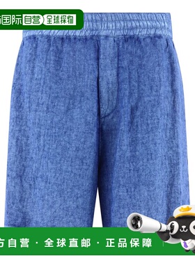 BURBERRY 男士休闲裤 8081793 AW2024 蓝色 BURBERRY Linen short