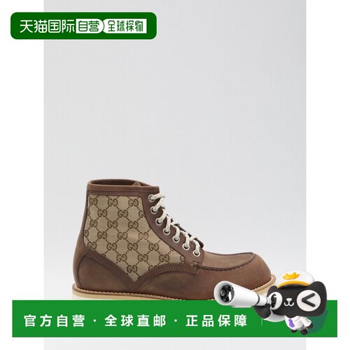GUCCI 男士靴子 831149AAEZE2541 AW2025 浅棕色 【付后1h可退】