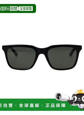 GUCCI 男士太阳镜 GG2114S001 SS2026 黑色 矩形太阳镜