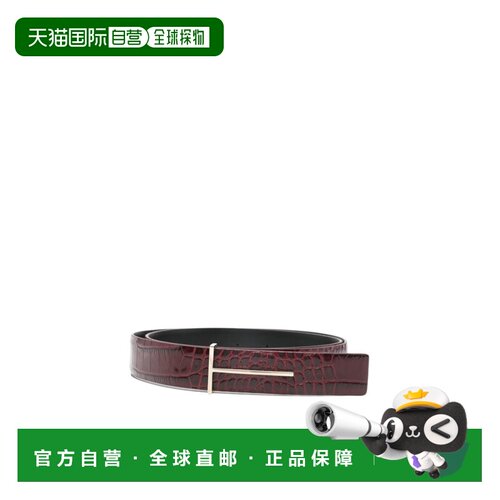 1h可退 TOM FORD 女士腰带 PWB338LCL395RAP SS2026 深棕色皮带