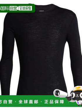 ICEBREAKER 男士运动服 104483001NERO CO 黑色 MAGLIA UOMO EVER