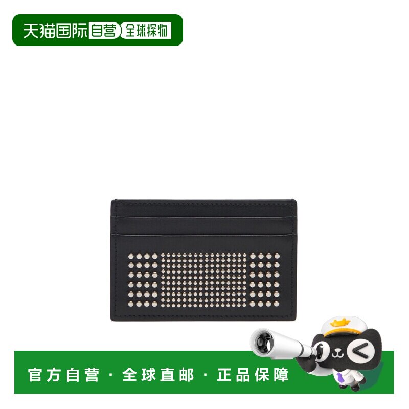 1h可退 奢淘 Alexander McQueen 铆钉卡包 男 7362301AAQ2钱包
