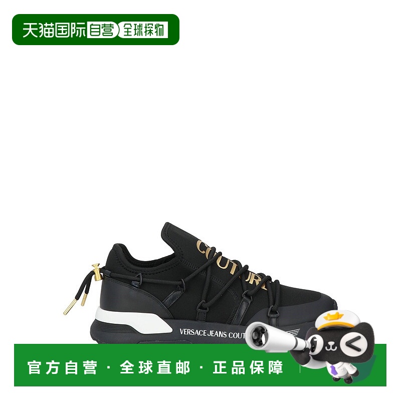 1h可退 潮奢 versace 范思哲 男士 运动鞋 black黑色 舒适时尚