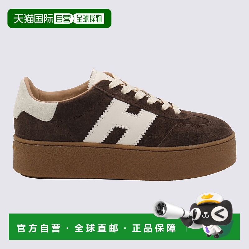 1h可退 HOGAN 女士运动鞋 HXW6980FB60UL60MB1 AW2025 棕色