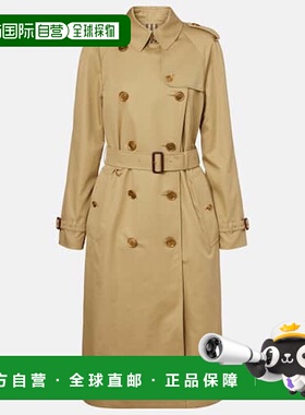 1h可退 潮奢 Burberry 巴宝莉 女士 Waterloo 棉质华达呢风衣
