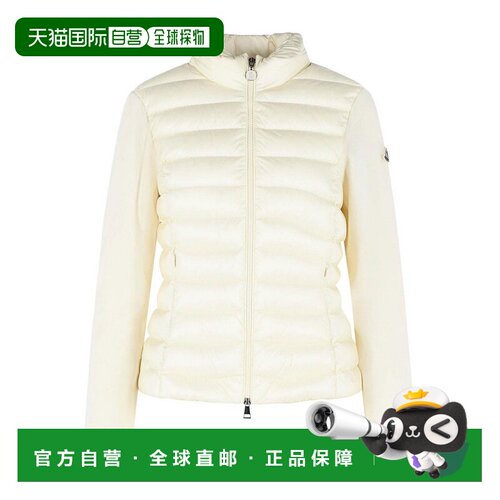 MONCLER 女士针织衫 0939B00030M1122034 CO 白色 Padded Virgin