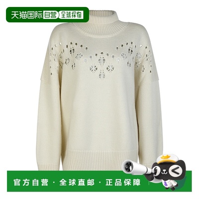 1h可退 CHLOÉ 女士针织毛衣 CHC23AMP23670107 AW2023 白色