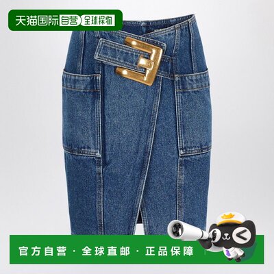 BALMAIN 女士半身裙 GF1LBB28DG086EX包臀裙