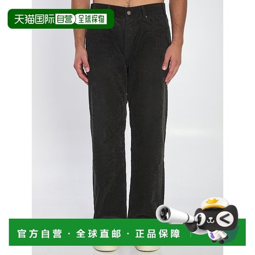 CELINE 男士牛仔裤 2N785921VGBX9 AW2025 黑色 WESLEY 灯芯绒牛