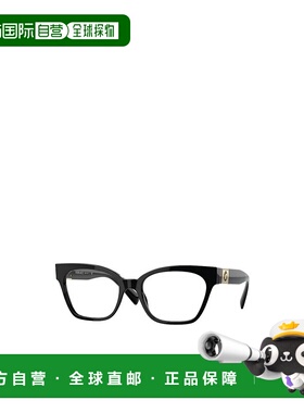 VERSACE 女士眼镜 3294VISTAGB1 SS2024 黑色 黑色徽标平光镜