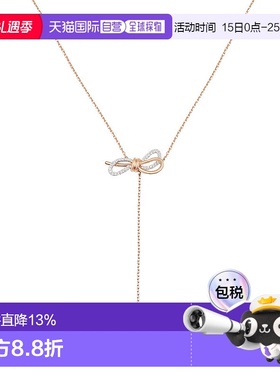 SWAROVSKI Lifelong Bow Y形蝴蝶结项链5447082
