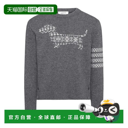 THOM BROWNE 男士针织衫 MKA573AY1029GREY SS2026