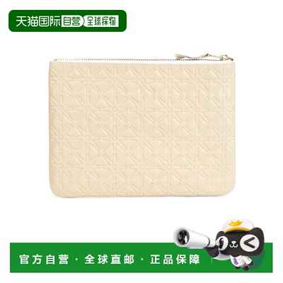 1h可退 奢淘 Comme Des Garcons 徽标浮雕拉链手拿包 女 SA510EA