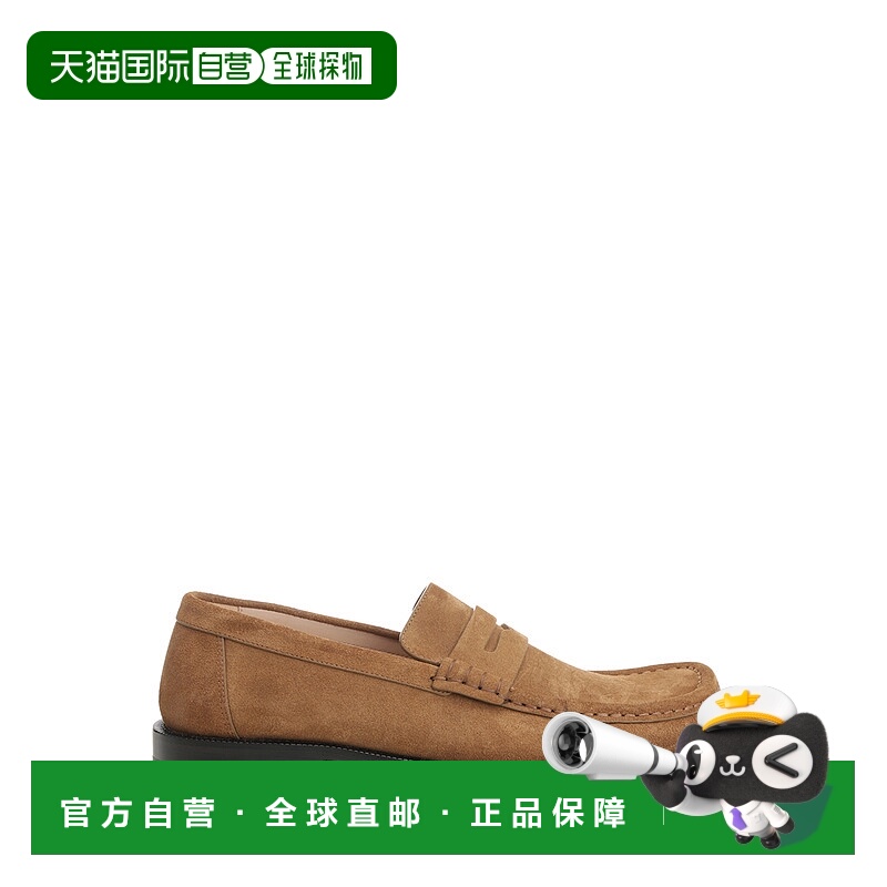 1h可退 LOEWE 男士商务休闲鞋 M816290X148377 AW2025 棕色 Campo