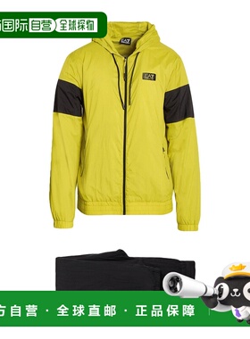 潮奢 Ea7 男士 Outfit 运动运动装 green绿色 舒适时尚外套