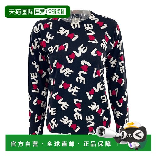 1h可退 MOSCHINO 女士针织毛衣 WS6G101X08650013 AW2021 黑色