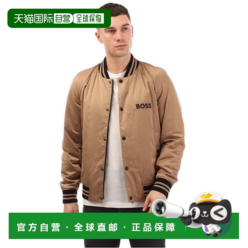 1h可退 潮奢 BOSS 波士 男士 Crospa 夹克 beige米色 舒适时尚