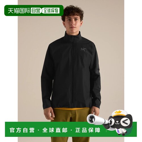 Arc'teryx 男士户外风衣 X000010896BLACK CO 黑色 Solano Jacket