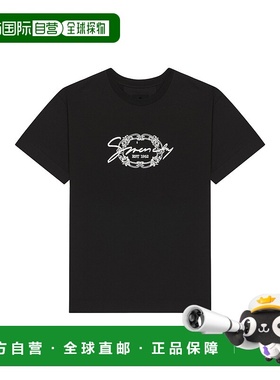 GIVENCHY 男士T恤 BM71MG3YPK001 SS2025 黑色 短袖T恤