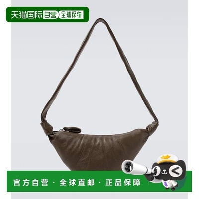 1h可退 潮奢 Lemaire 男士 牛角包形小号皮革肩包
