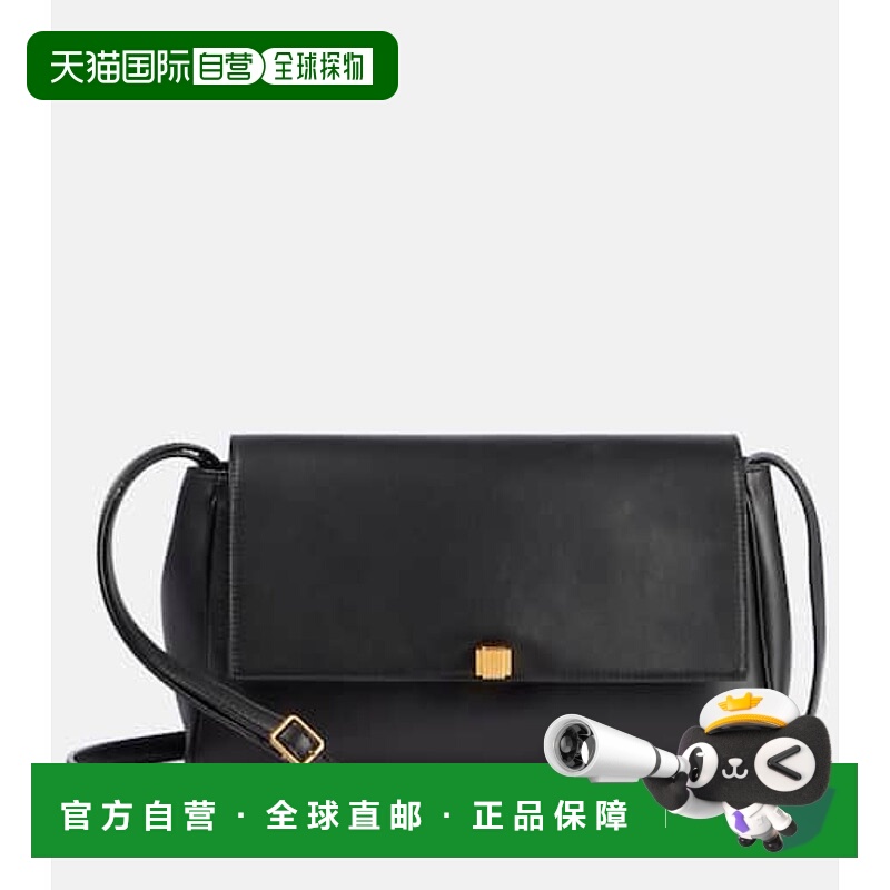 1h可退 潮奢 KHAITE 女士 Cate 皮革手包 black黑色 舒适时尚